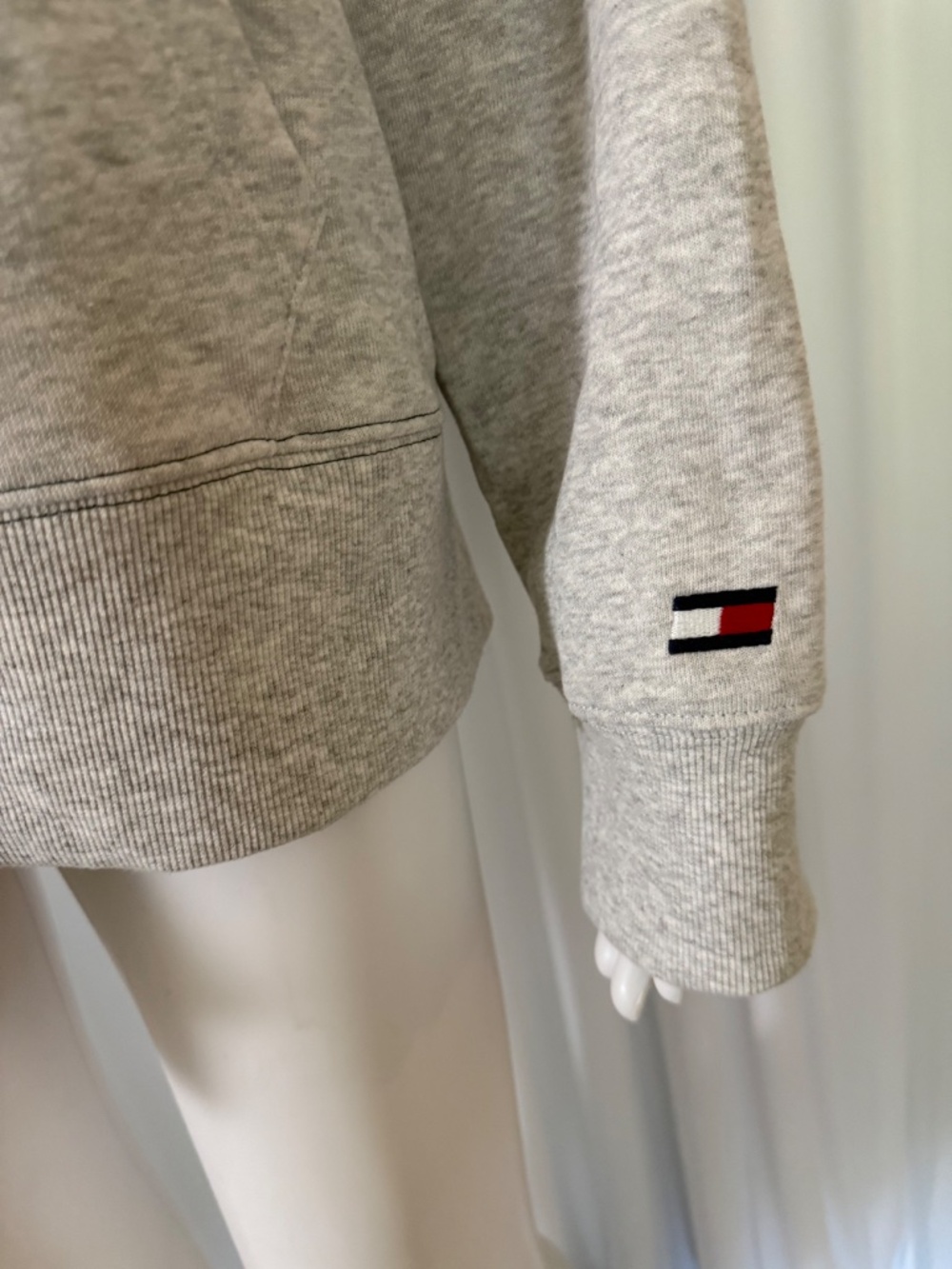 Tommy Hilfiger Sport Colorblock Hoodie Sweatshirt Green Gray XL NWOT - Picture 13 of 16